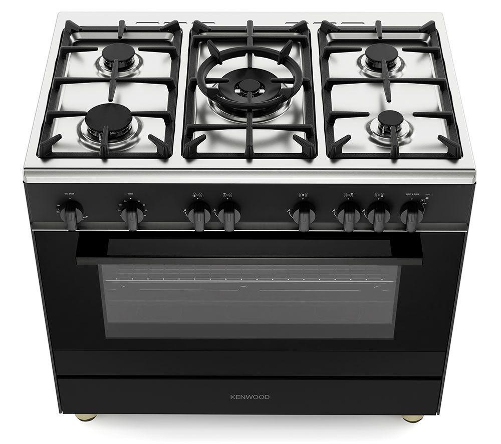 KENWOOD CK501G 90 cm Gas Range Cooker - Matt Black image number 6 of 10