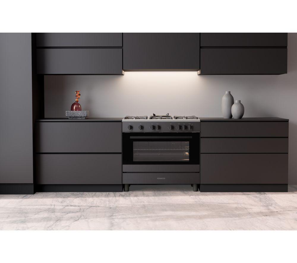 KENWOOD CK501G 90 cm Gas Range Cooker - Matt Black image number 8 of 10