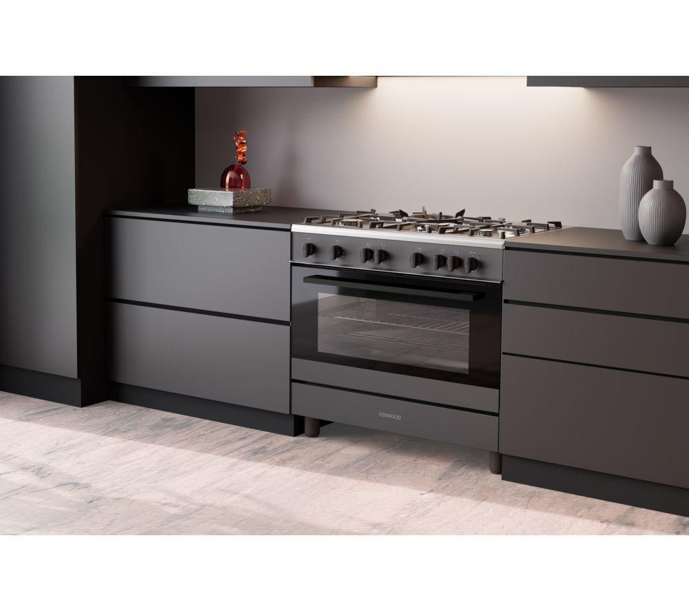 KENWOOD CK501G 90 cm Gas Range Cooker - Matt Black image number 9 of 10