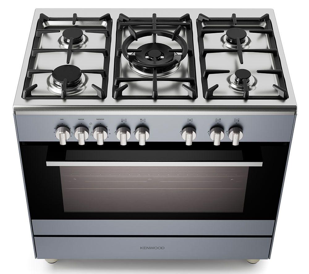 KENWOOD CK500DF-SL 90 cm Dual Fuel Range Cooker &ndash; Slate Grey & Chrome image number 6 of 6