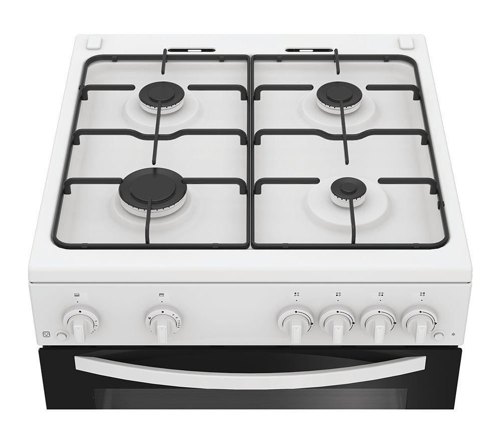 INDESIT IDG6GW 60 cm Gas Cooker - White image number 4 of 6