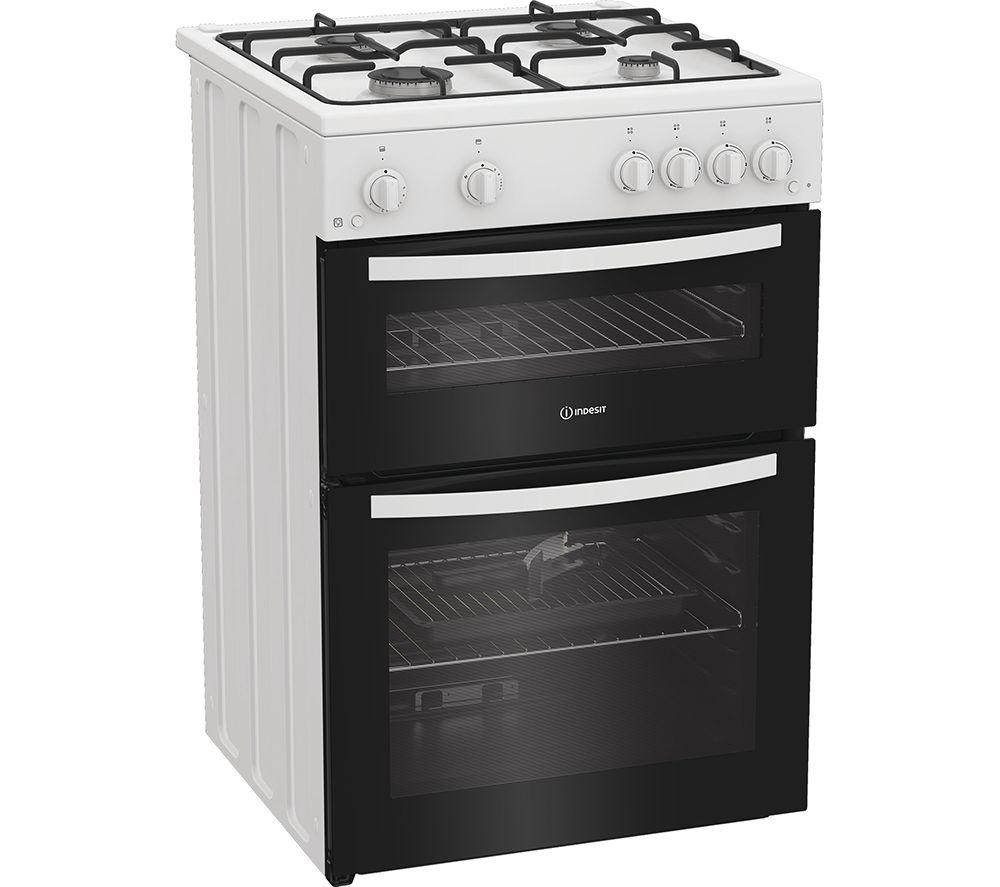 INDESIT IDG6GW 60 cm Gas Cooker - White image number 6 of 6