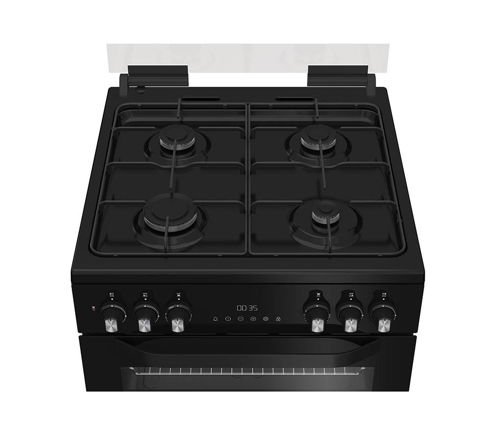 HOTPOINT Multiflow HDD6GDC2B1 60 cm Dual Fuel Cooker - Black image number 3 of 6