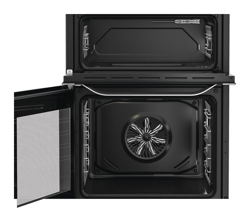HOTPOINT Multiflow HDD6GDC2WX 60 cm Dual Fuel Cooker - Stainless Steel image number 6 of 8