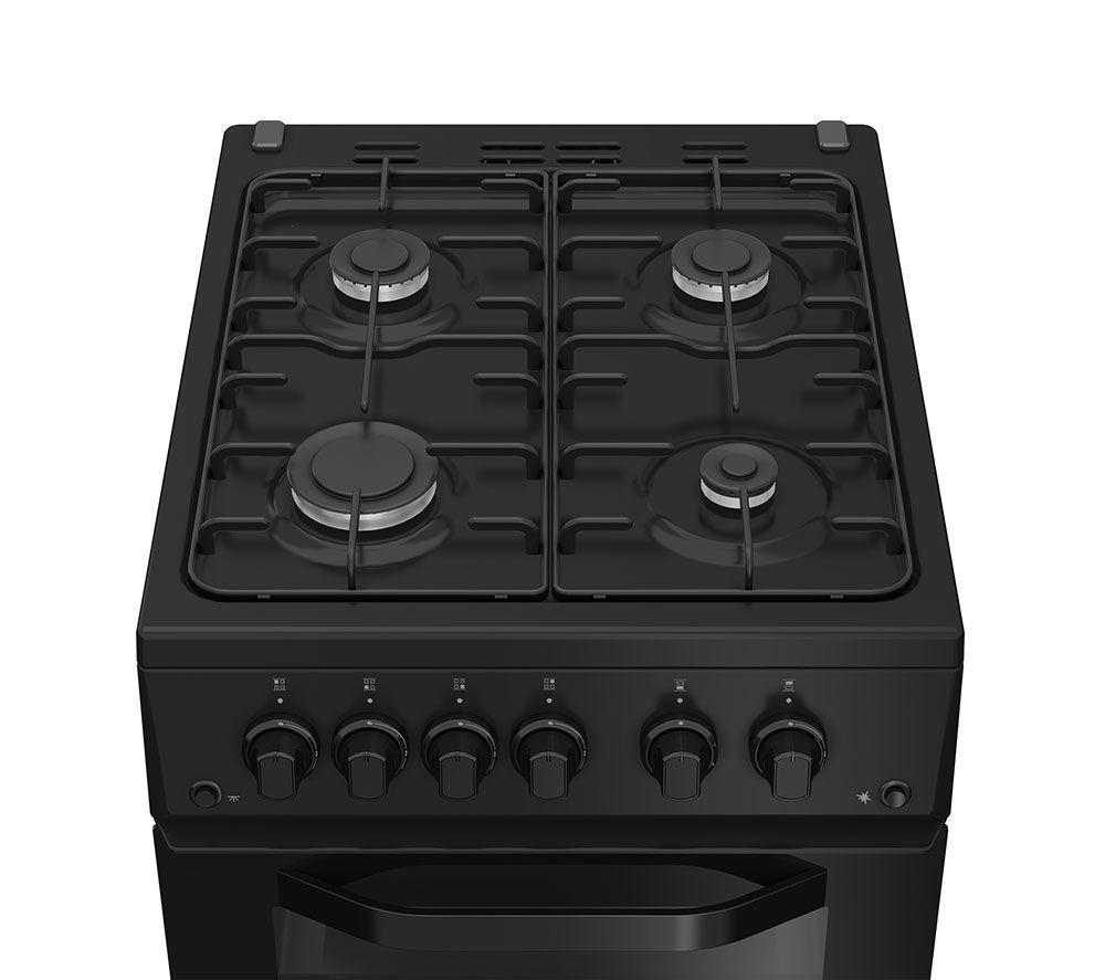 HOTPOINT HTG5GCB 50 cm Gas Cooker - Black image number 4 of 8