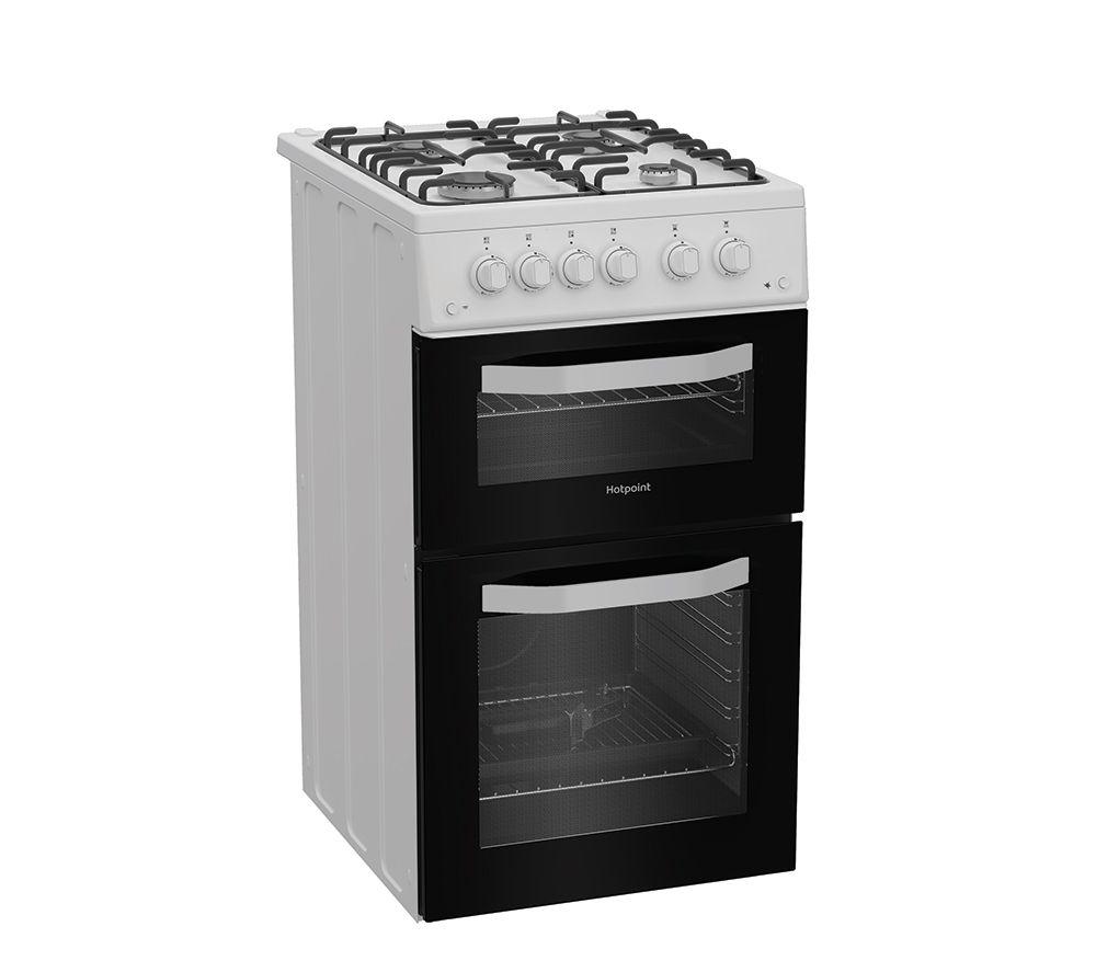 HOTPOINT HTG5GCW 50 cm Gas Cooker - White image number 5 of 9