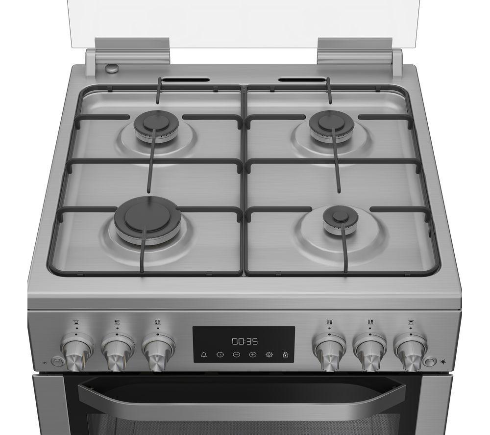 HOTPOINT HDG6GDCX 60 cm Gas Cooker - Stainless Steel image number 4 of 6