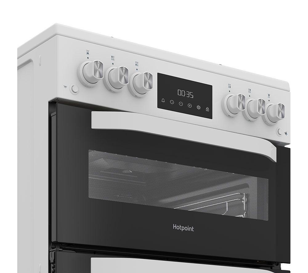 HOTPOINT HDG6GDCW 60 cm Gas Cooker - White image number 7 of 10