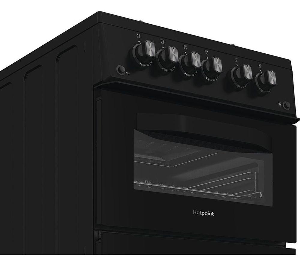 HOTPOINT HDG5GCB 50 cm Gas Cooker - Black image number 6 of 6