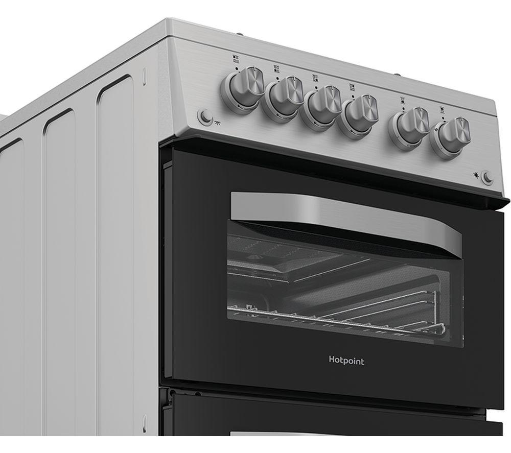 HOTPOINT HDG5GCX 50 cm Gas Cooker - Stainless Steel image number 3 of 9