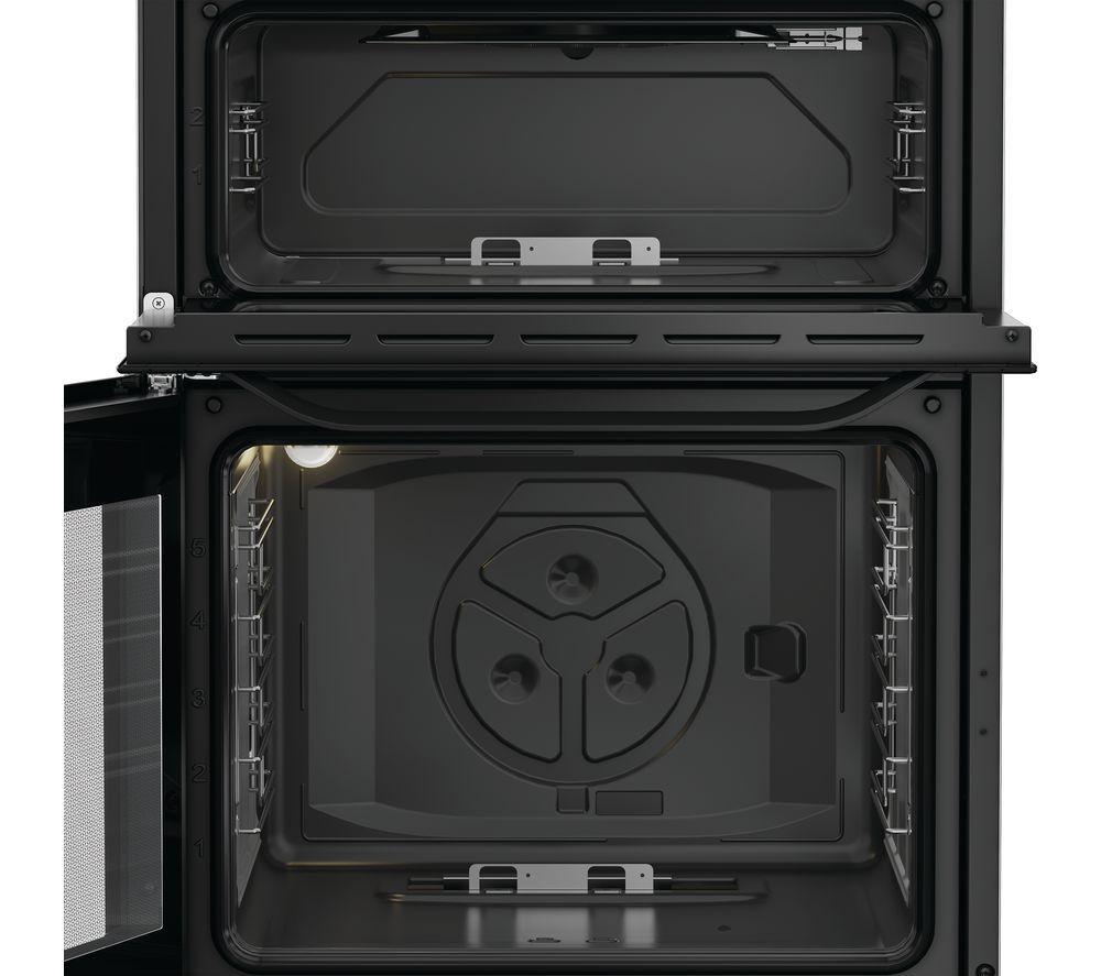 HOTPOINT HTG6GDCB1 60 cm Gas Cooker - Black image number 3 of 6