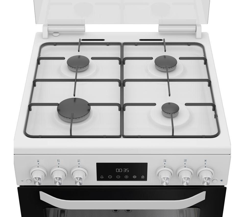 HOTPOINT HTG6GDCW 60 cm Gas Cooker - White image number 4 of 6