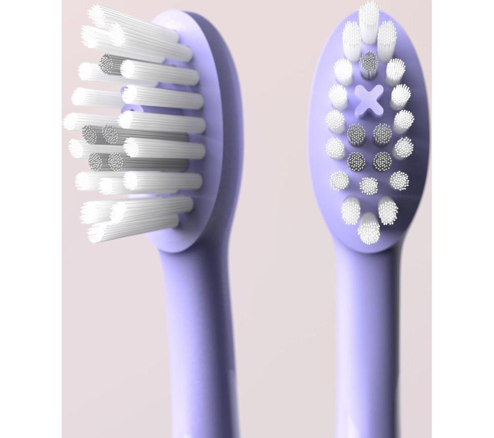 ORDO Sonic+ Replacement Toothbrush Heads - Pack of 2, Pearl Violet image number 4 of 7