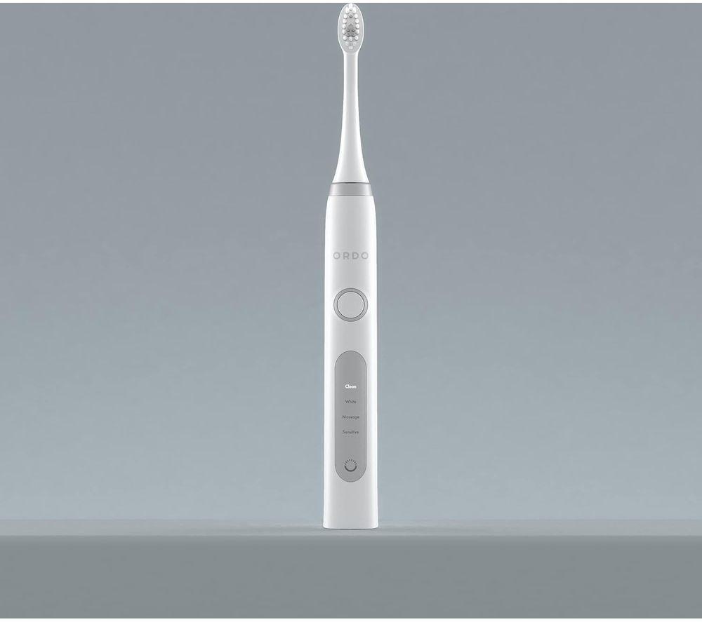 ORDO Sonic+ Replacement Toothbrush Heads - Pack of 2, White Silver image number 4 of 4