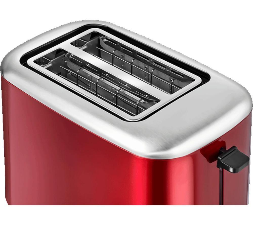 MORPHY RICHARDS Equip 222066 2-Slice Toaster - Metallic Red image number 4 of 14