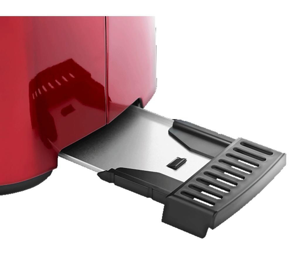 MORPHY RICHARDS Equip 222066 2-Slice Toaster - Metallic Red image number 6 of 14