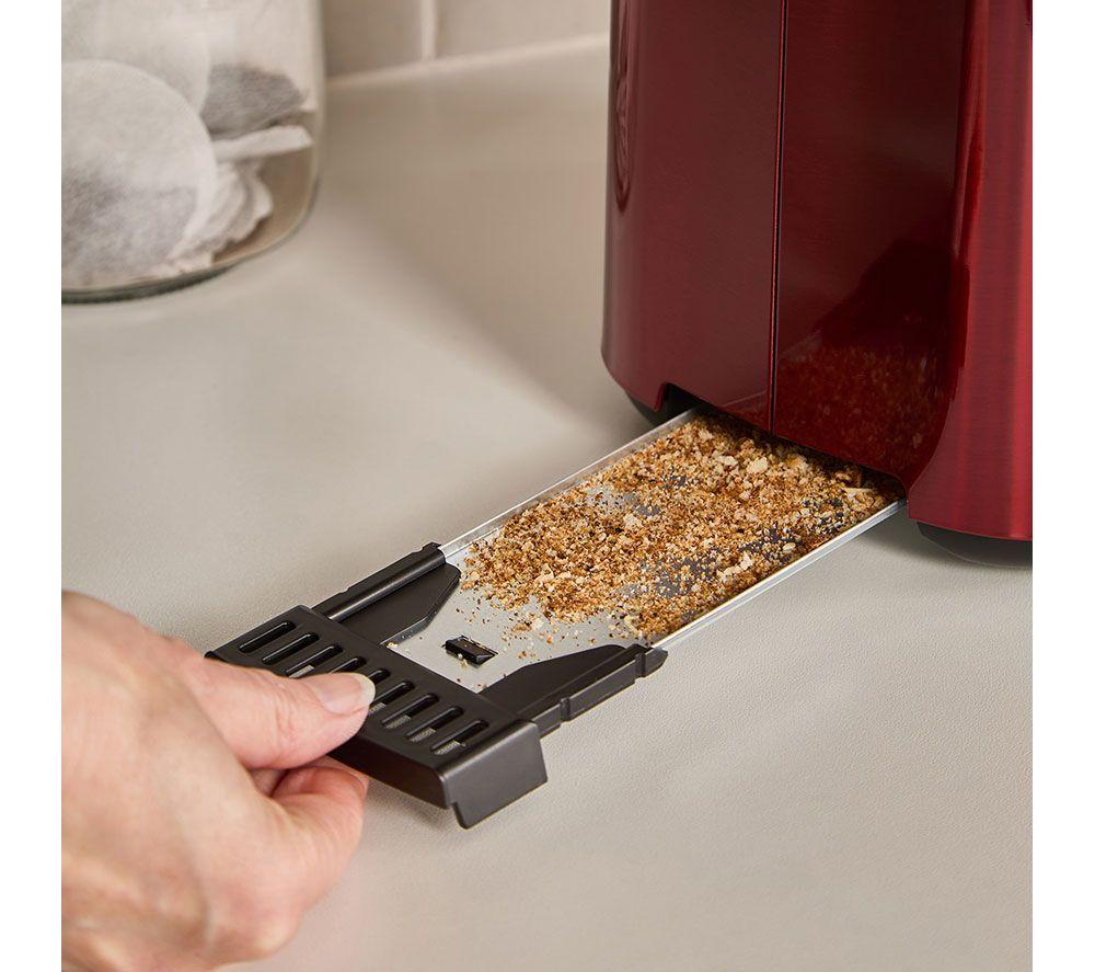 MORPHY RICHARDS Equip 222066 2-Slice Toaster - Metallic Red image number 13 of 14