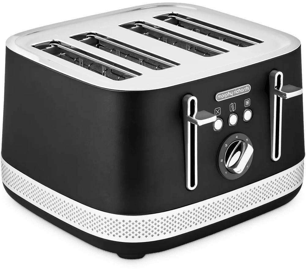 MORPHY RICHARDS Illumination 248020 4-Slice Toaster - Black image number 2 of 8
