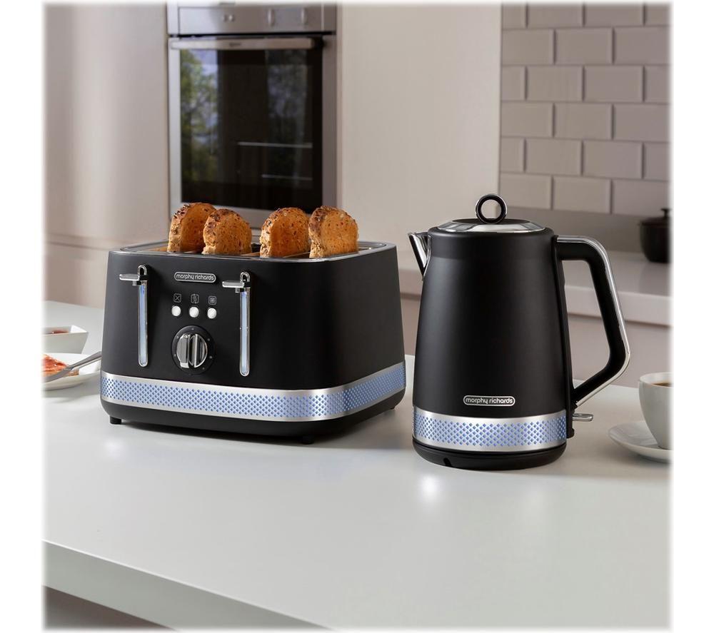 MORPHY RICHARDS Illumination 248020 4-Slice Toaster - Black image number 6 of 8