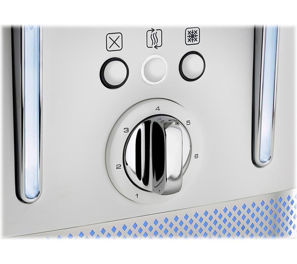 MORPHY RICHARDS Illumination 248021 4-Slice Toaster - White image number 2 of 6