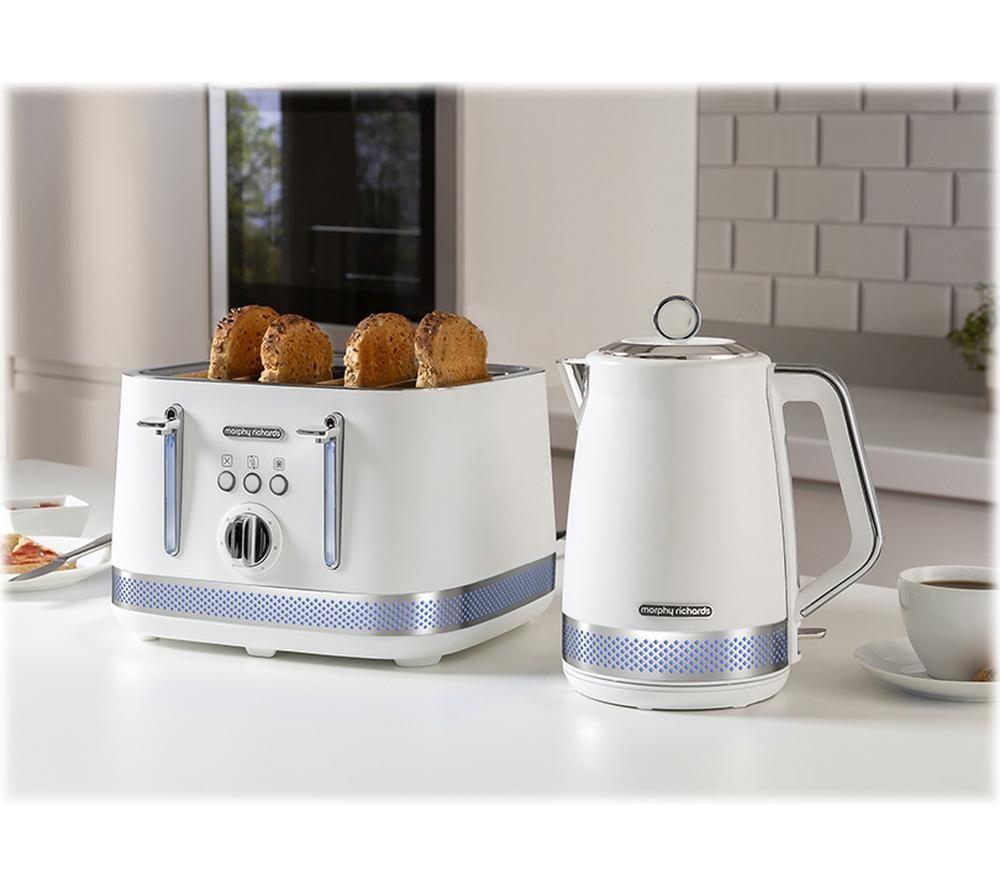 MORPHY RICHARDS Illumination 248021 4-Slice Toaster - White image number 6 of 6