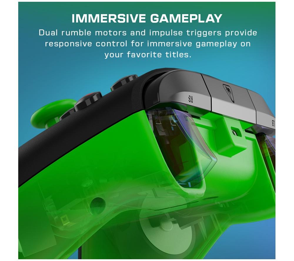 TURTLE BEACH Rematch Core Controller for Xbox & PC - Black & Green image number 4 of 12
