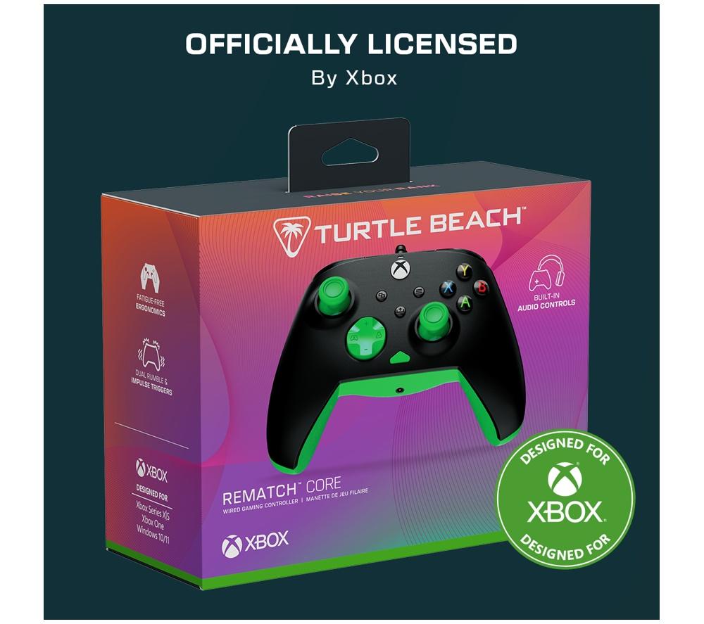 TURTLE BEACH Rematch Core Controller for Xbox & PC - Black & Green image number 7 of 12