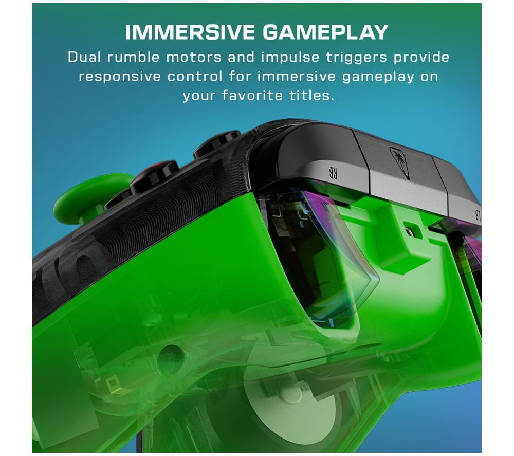 TURTLE BEACH Rematch Core Controller for Xbox & PC - Ghost Black Camo & Green image number 4 of 12