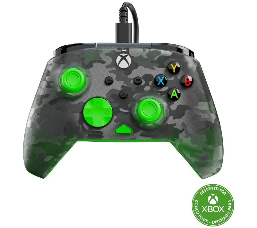 TURTLE BEACH Rematch Core Controller for Xbox & PC - Ghost Black Camo & Green image number 8 of 12