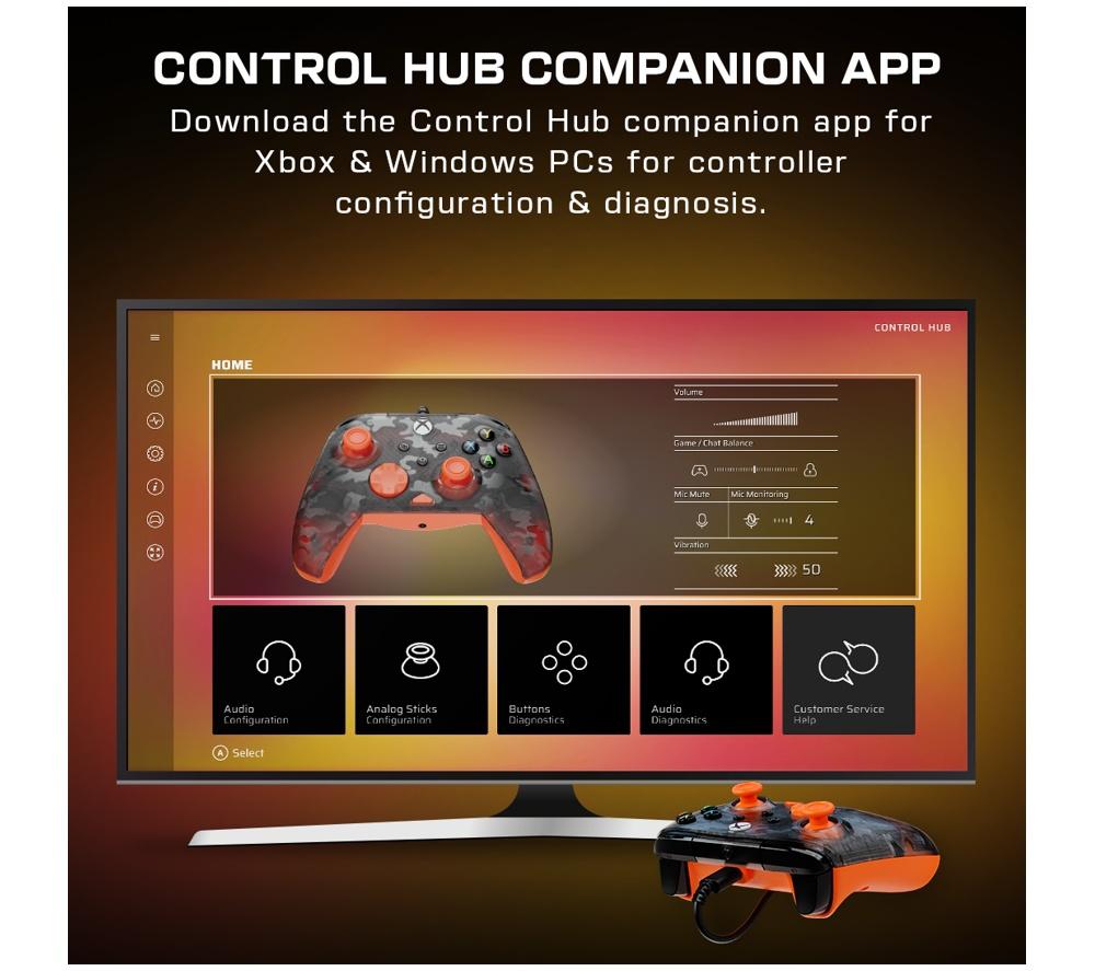 TURTLE BEACH Rematch Core Controller for Xbox & PC - Camo Orange image number 5 of 12
