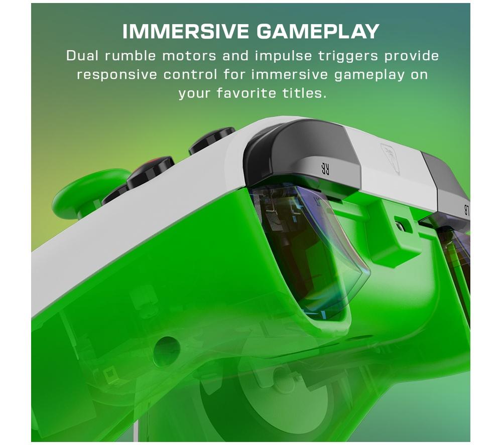 TURTLE BEACH Rematch Core Controller for Xbox & PC - White & Green image number 4 of 12