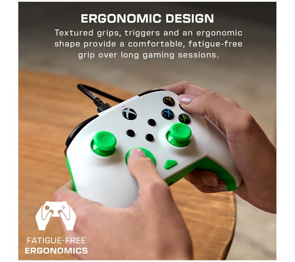 TURTLE BEACH Rematch Core Controller for Xbox & PC - White & Green image number 6 of 12