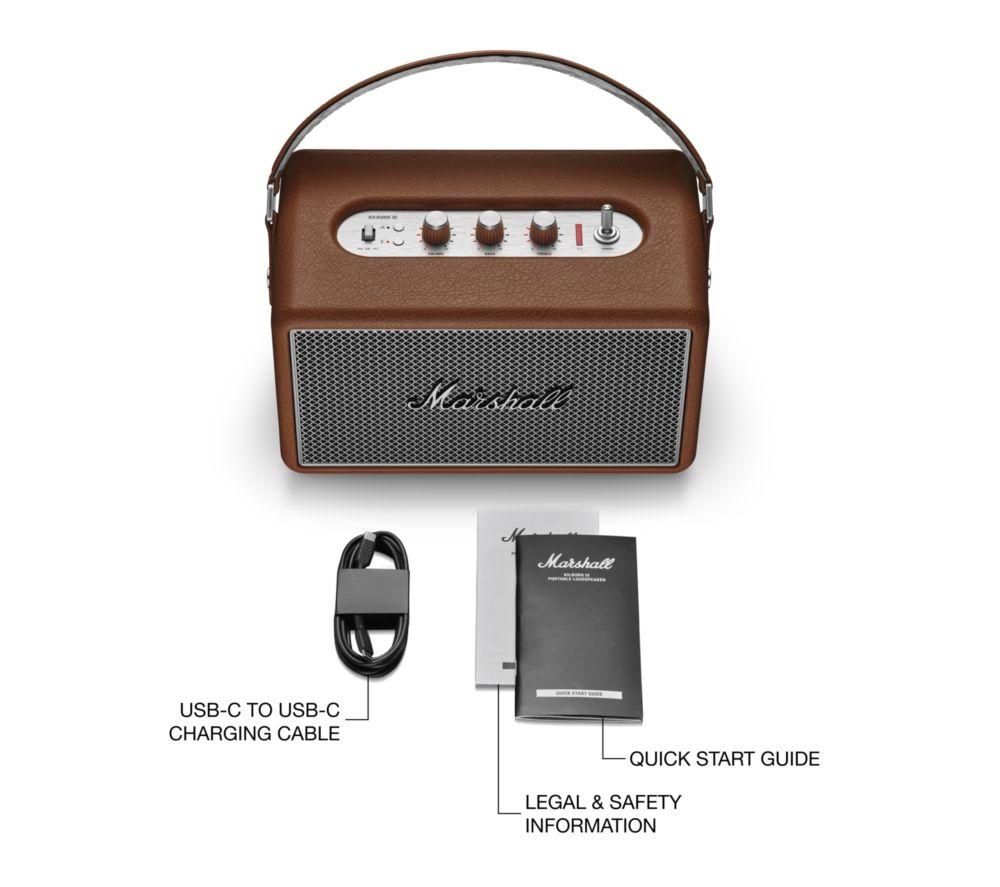 Buy MARSHALL Kilburn III Portable Bluetooth Speaker - Brown | Currys