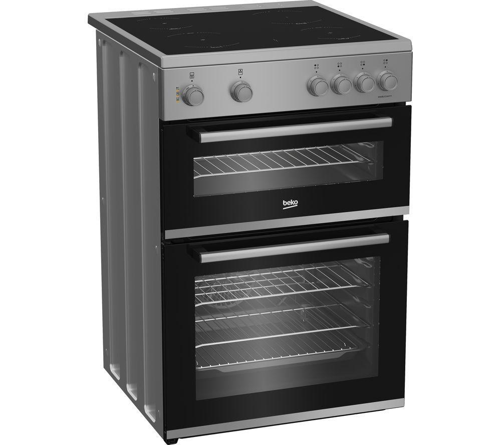 BEKO FTC6701S 60 cm Electric Ceramic Cooker - Silver image number 2 of 5