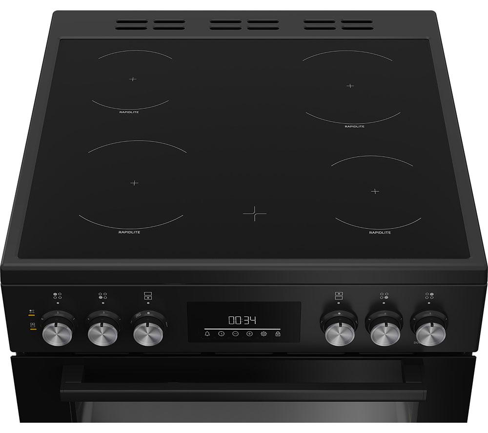 BEKO Pro AeroPerfect FDC6731K 60 cm Electric Ceramic Cooker - Black image number 4 of 5