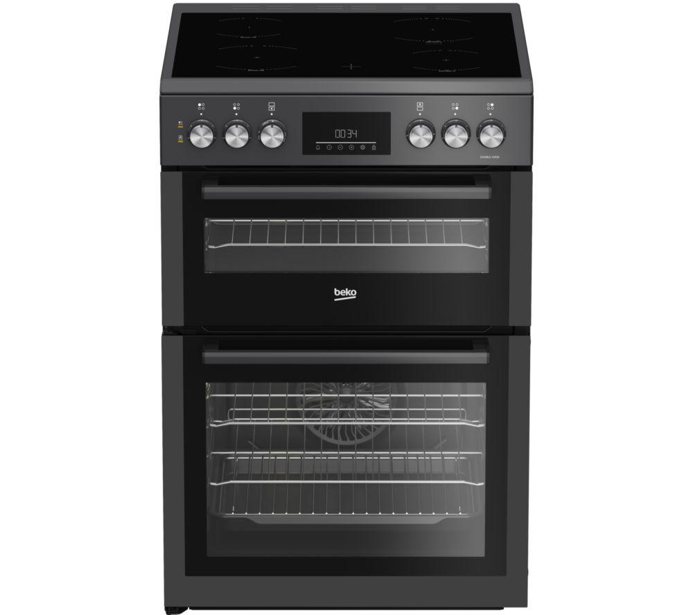 BEKO AeroPerfect FDC6731A 60 cm Electric Ceramic Cooker – Anthracite, Black
