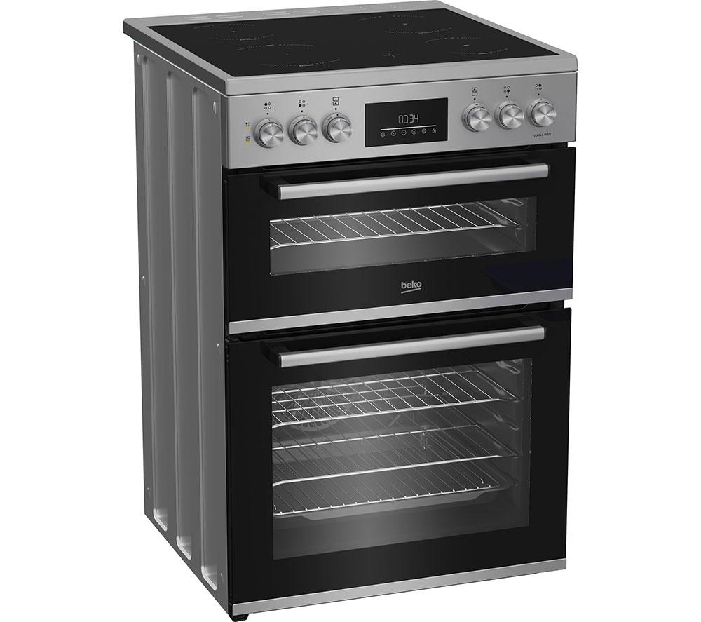 BEKO Pro AeroPerfect FDC6731S 60 cm Electric Ceramic Cooker - Silver image number 2 of 5