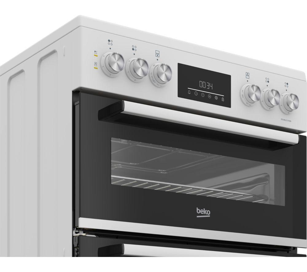 BEKO Pro AeroPerfect FDC6731W 60 cm Electric Ceramic Cooker - White image number 2 of 9