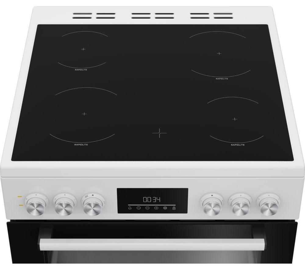 BEKO Pro AeroPerfect FDC6731W 60 cm Electric Ceramic Cooker - White image number 3 of 9