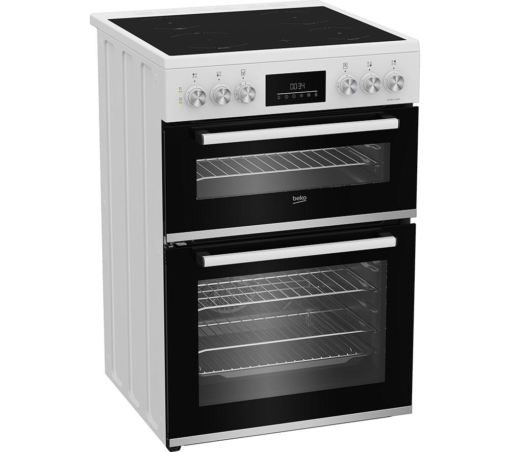 BEKO Pro AeroPerfect FDC6731W 60 cm Electric Ceramic Cooker - White image number 7 of 9