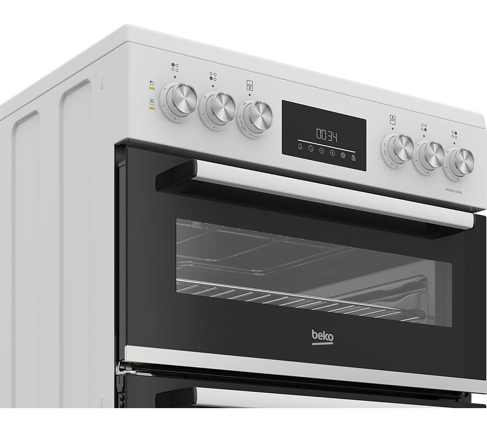 BEKO Pro AeroPerfect FDC6731W 60 cm Electric Ceramic Cooker - White image number 8 of 9