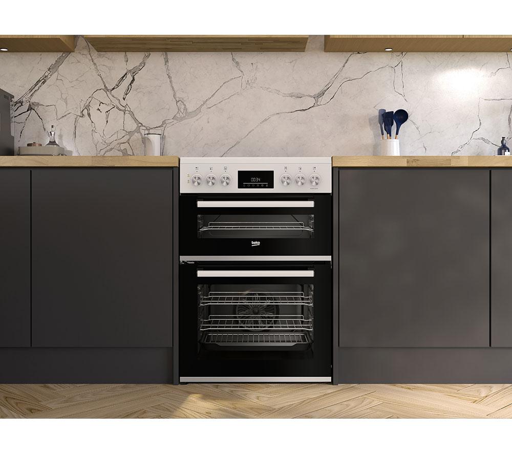 BEKO Pro AeroPerfect FDC6731W 60 cm Electric Ceramic Cooker - White image number 9 of 9