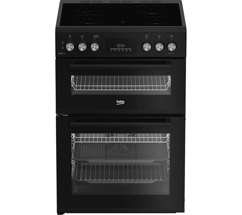 BEKO AeroPerfect FDCA6732CK 60 cm Electric Ceramic Cooker – Black, Black