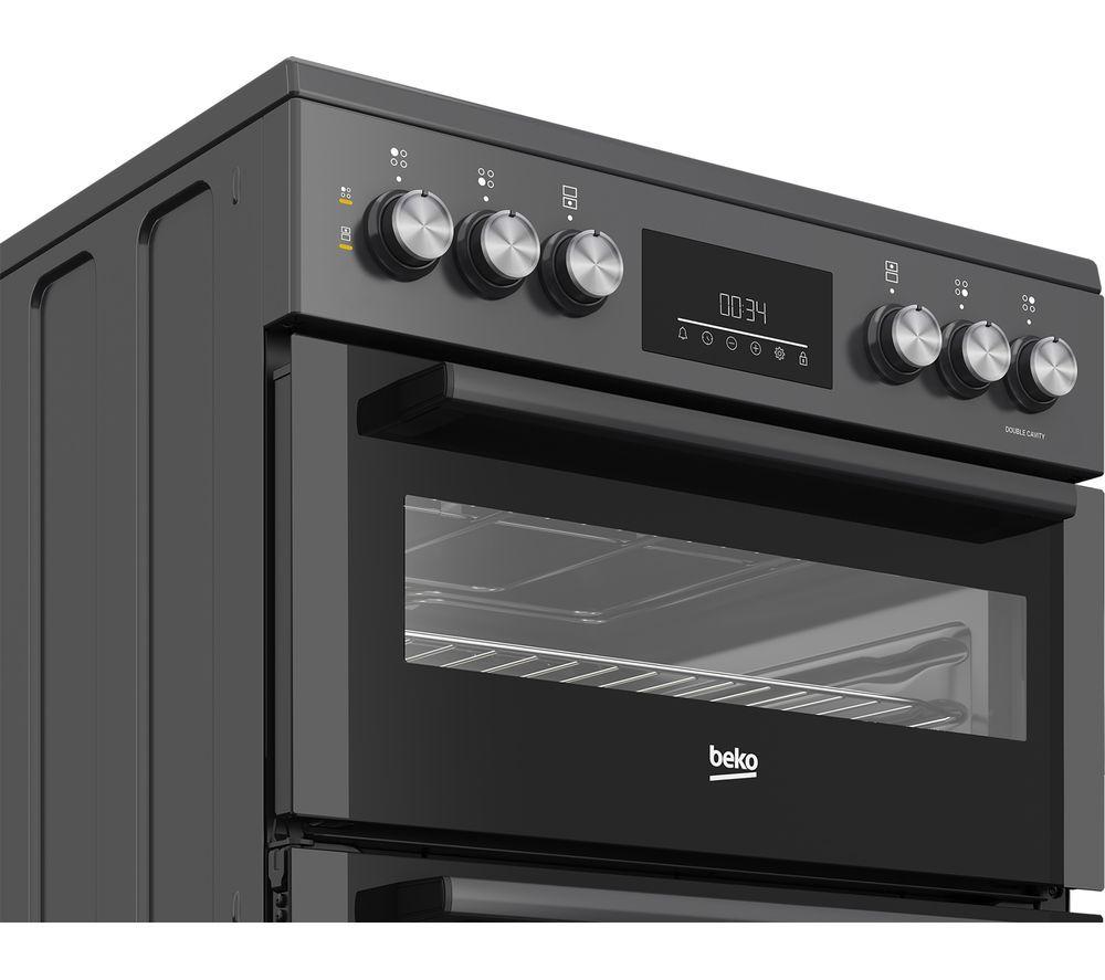 BEKO FTC6731A 60 cm Electric Ceramic Cooker - Anthracite image number 3 of 6