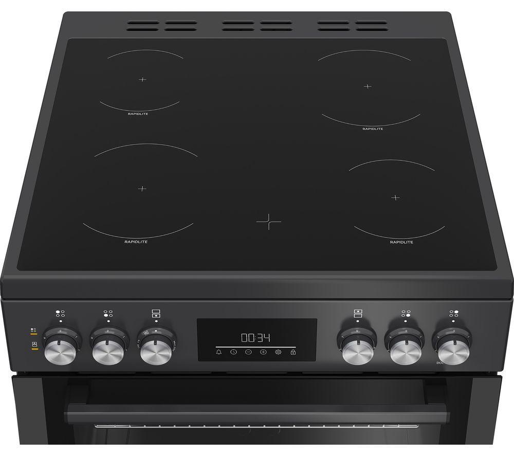 BEKO FTC6731A 60 cm Electric Ceramic Cooker - Anthracite image number 4 of 6