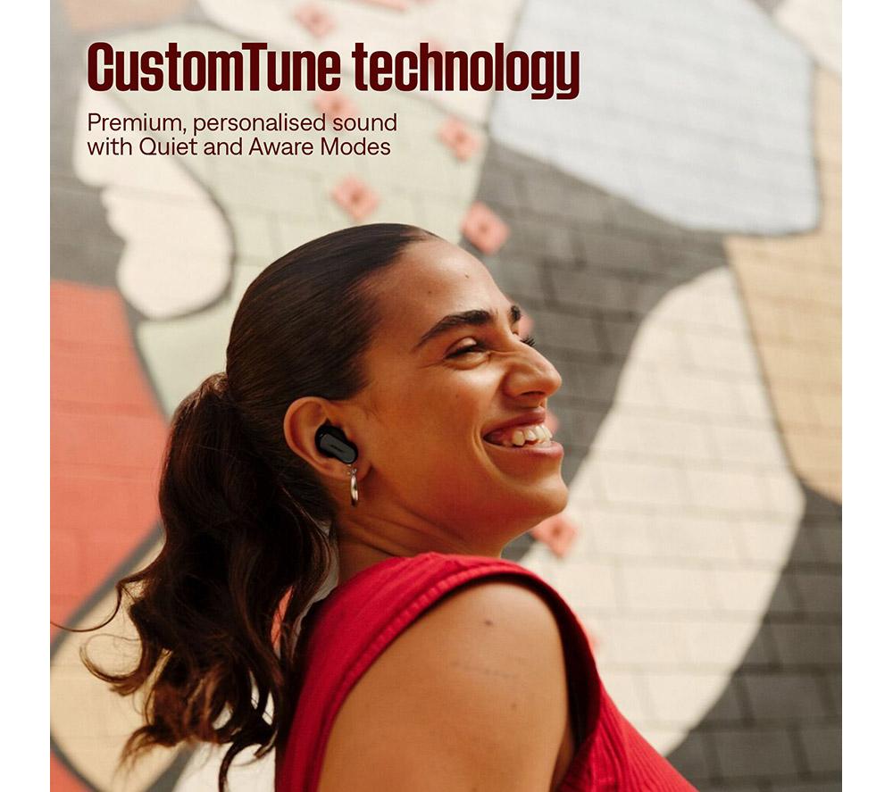 BOSE QuietComfort Ultra (2nd Gen) Wireless Bluetooth Noise-Cancelling Earbuds - Black image number 3 of 13