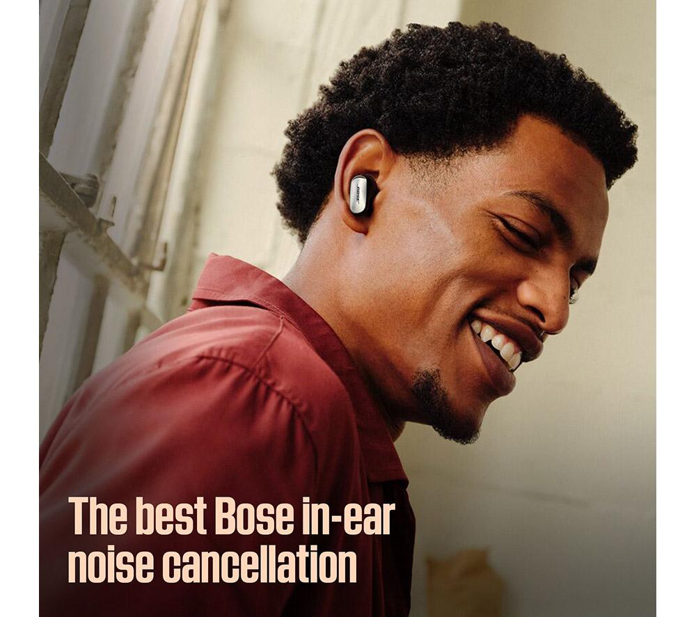 BOSE QuietComfort Ultra (2nd Gen) Wireless Bluetooth Noise-Cancelling Earbuds - Black image number 13 of 13