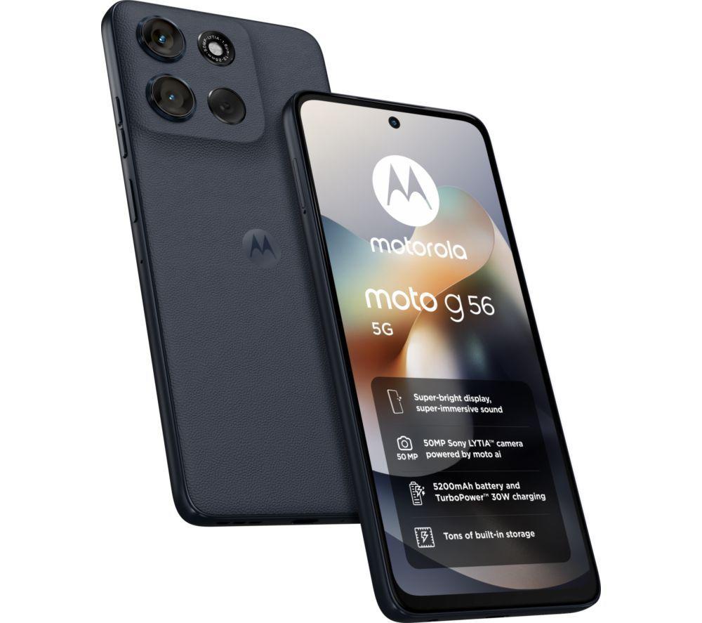 MOTOROLA Moto G56 5G - 256 GB, Black Oyster