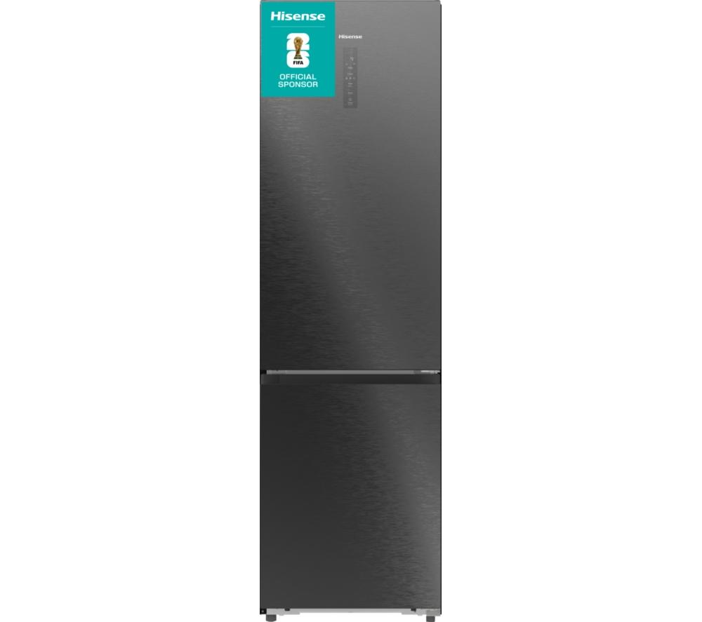 HISENSE Pureflat RB5P410SACCUK Smart 70/30 Fridge Freezer – Black, Black