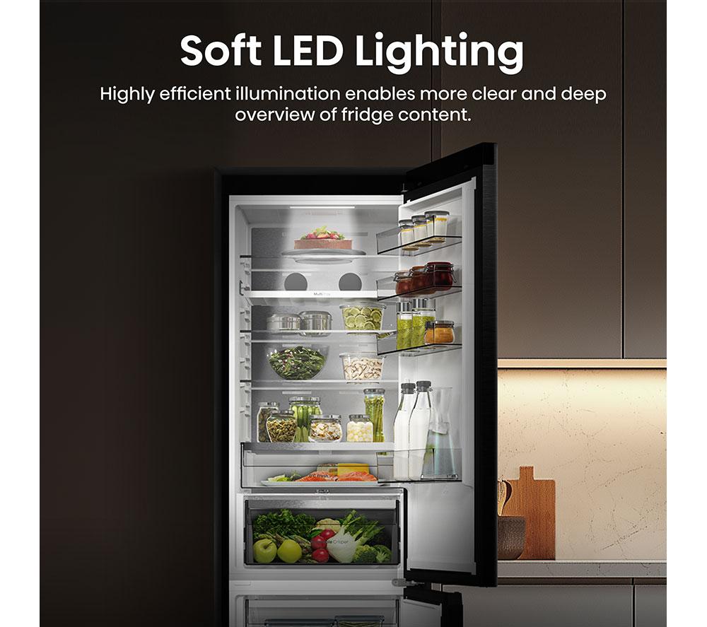 HISENSE Pureflat RB5P410SAFCUK Smart 70/30 Fridge Freezer - Black image number 11 of 16